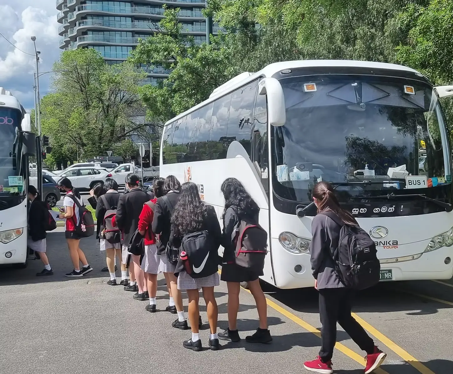 Lanka Tours School Bus to MacRobertson Girls' High School